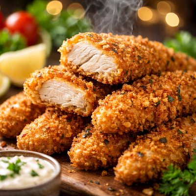 Image of Oven Baked Crispy Chicken Tenders