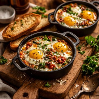 Image of Oven Baked Eggs