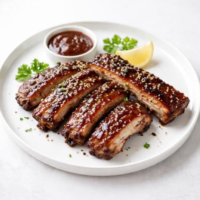 Image of Oven Baked Honey Barbecue Spareribs