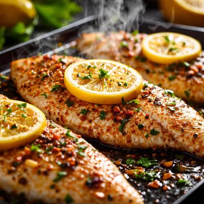 Image of Oven Baked Lemon Catfish