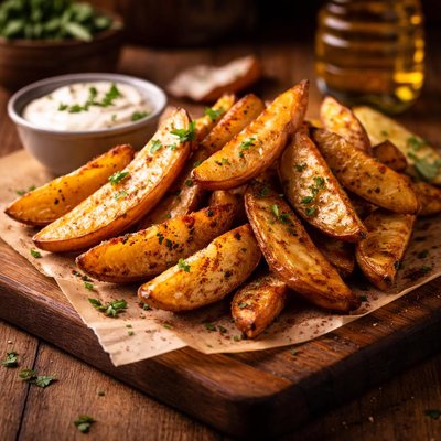 Image of Oven Baked Potato Wedges