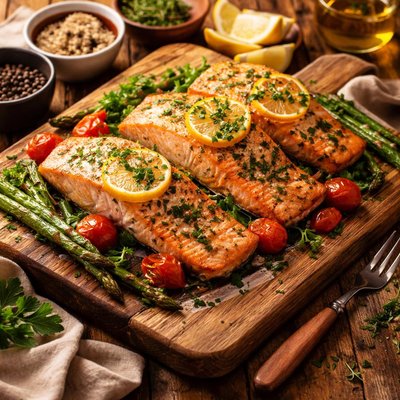 Image of Whole30 Oven Baked Salmon