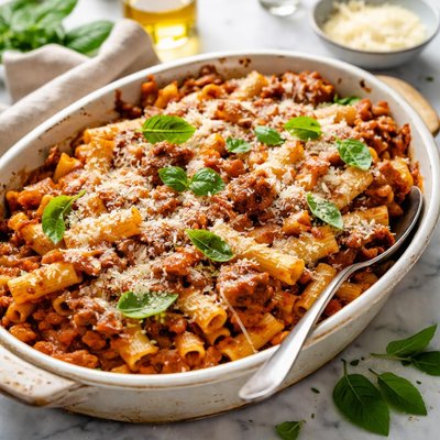 Image of Oven Baked Sausage Ragu Jamie Oliver