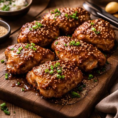 Image of Oven Baked Sesame Chicken