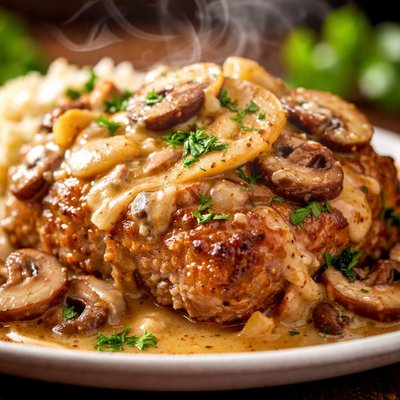 Image of Oven Baked Sour Cream Swiss Steak