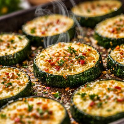 Image of Oven Baked Zucchini Slices