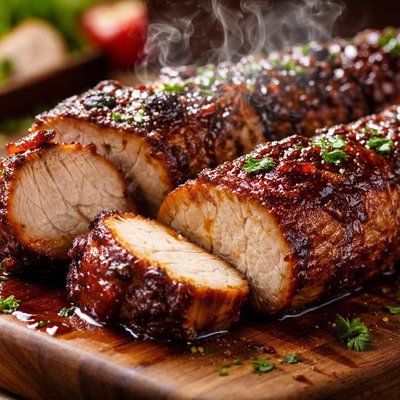 Image of Oven Barbecued Pork Tenderloins