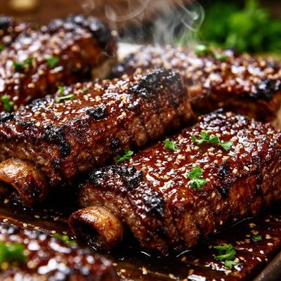 Image of Oven Barbecued Short Ribs