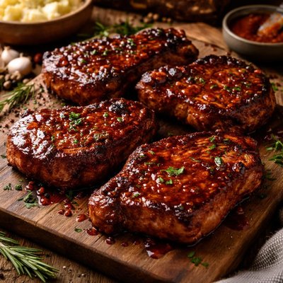 Image of Oven Bbq Pork Chops