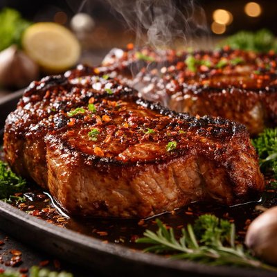 Image of Oven Bbq Smoked Pork Chops