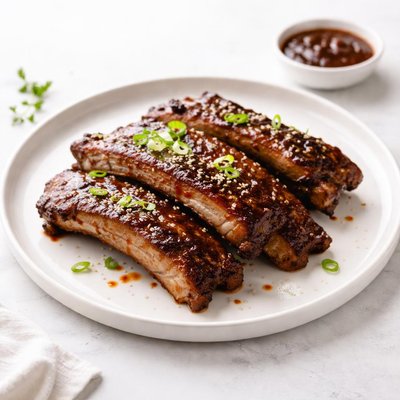 Image of Oven Braised Barbecue Pork Ribs