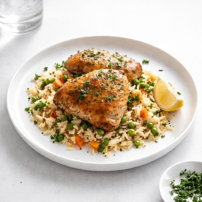 Image of Oven Chicken and Rice