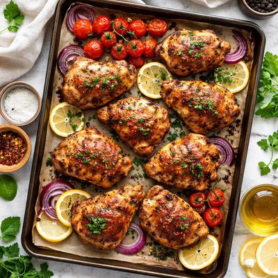 Image of Oven Crisped Chicken