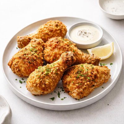 Image of Oven Fried Chicken Cooking Light
