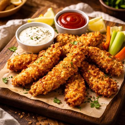 Image of Oven Fried Chicken Fingers