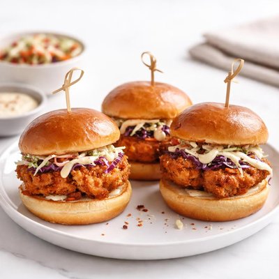 Image of Oven Fried Chicken Sliders