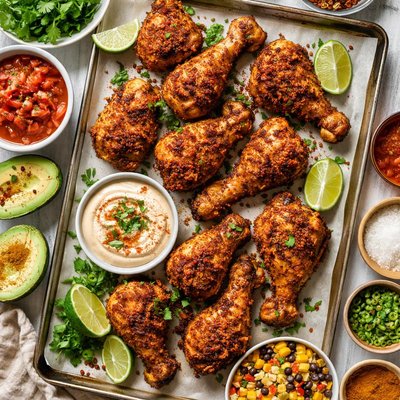 Image of Oven Fried Chipotle Chili Chicken