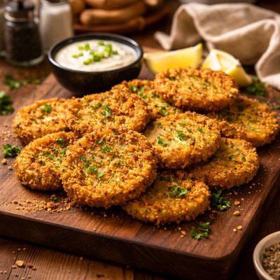 Image of Oven Fried Green Tomatoes