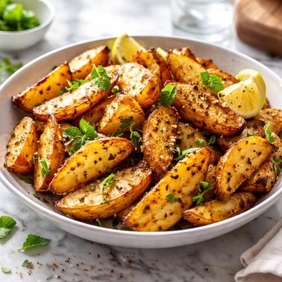 Image of Oven Fried Oregano Potatoes