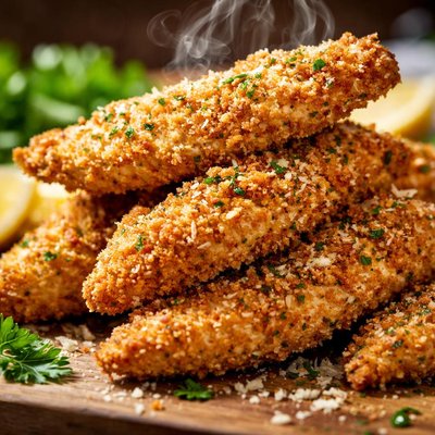 Image of Oven Fried Parmesan Chicken Strips
