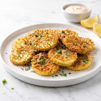 Image of Oven Fried Summer Squash