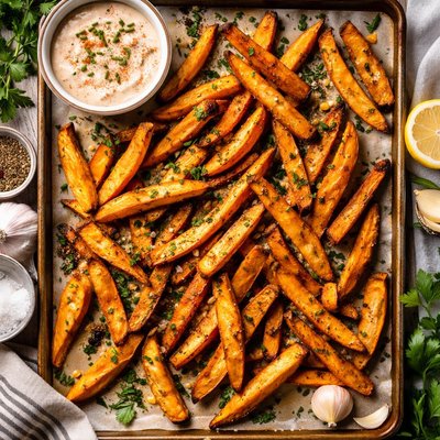 Image of Oven Fried Sweet Potato Fries