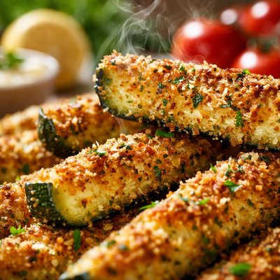 Image of Oven Fried Zucchini