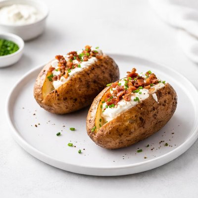 Image of Oven Rack Baked Potatoes