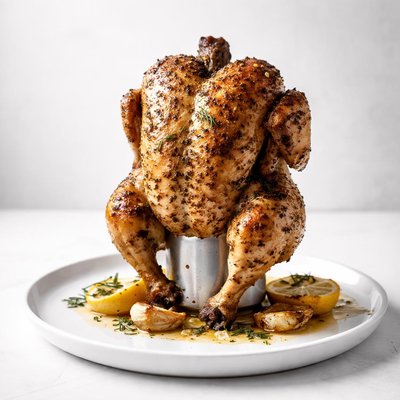 Image of Oven Roast Chicken on a Can
