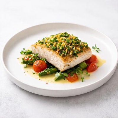 Image of Oven Roasted Alaska Cod Gremolata