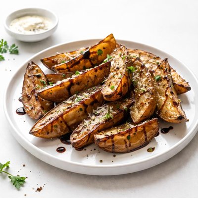 Image of Oven Roasted Balsamic Potato Wedges