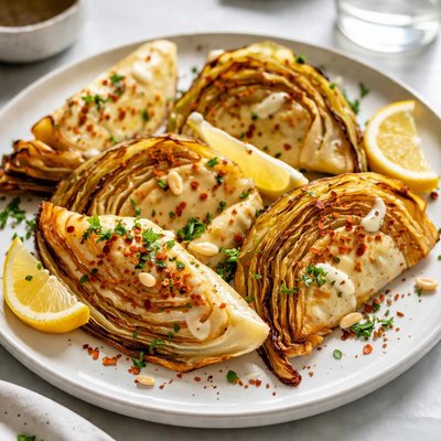 Image of Oven Roasted Cabbage