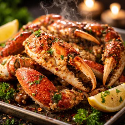 Image of Oven Roasted Dungeness Crab