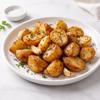 Image of Oven Roasted Garlic Potatoes