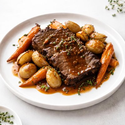 Image of Oven Roasted Pot Roast with Vegetables