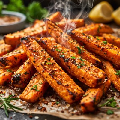 Image of Oven Roasted Sweet Potato Fries