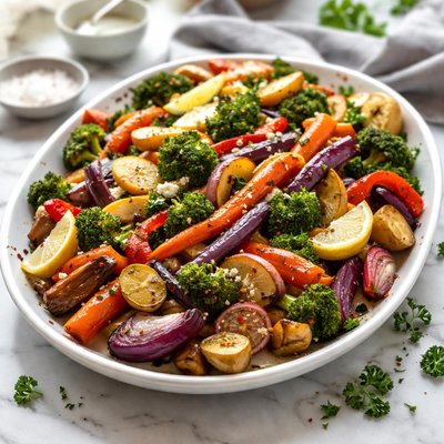 Image of Whole30 Oven Roasted Vegetables