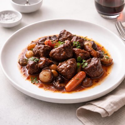 Image of Oven Stew with Burgundy Wine Diabetic