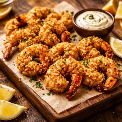 Image of Oven Un Fried Shrimp