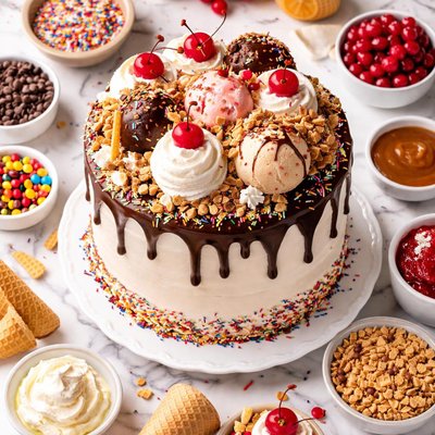 Image of Over the Top Sundae Cake