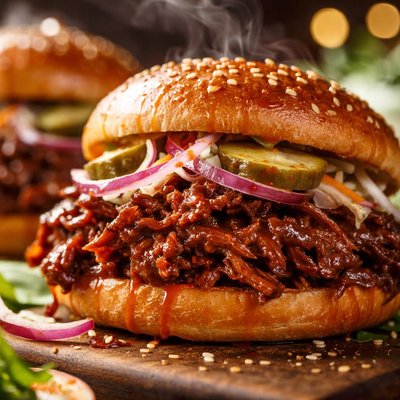 Image of Overnight Bbq Beef Sandwiches
