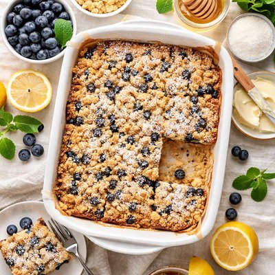 Image of Overnight Blueberry Coffee Cake