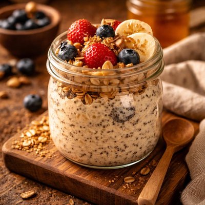 Image of Overnight Oatmeal in a Jar