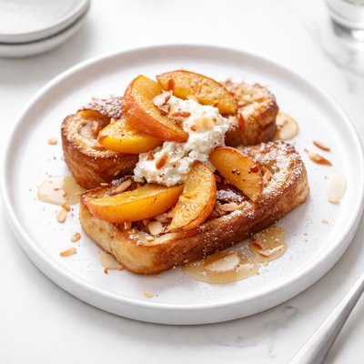 Image of Overnight Peaches Cream French Toast