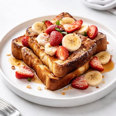 Image of Overnight Strawberry Banana French Toast