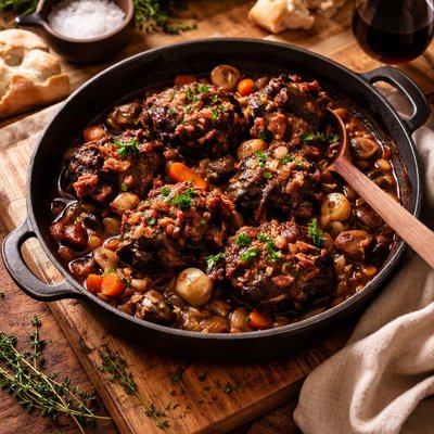 Image of Oxtail Bourguignonne