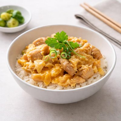 Image of Oyako Donburi Chicken and Egg on Rice