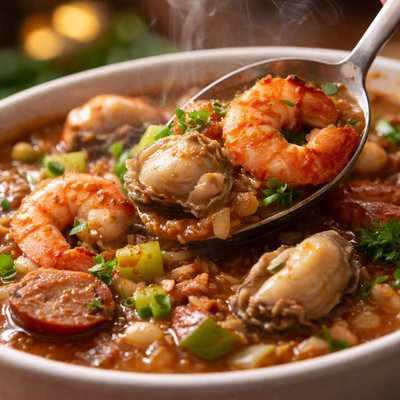 Image of Oyster and Shrimp Gumbo