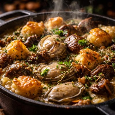 Image of Oyster Lamb Kick Shaws Elizabethan Casserole