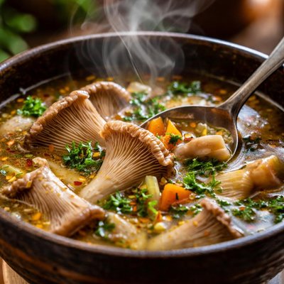 Image of Oyster Mushroom Soup